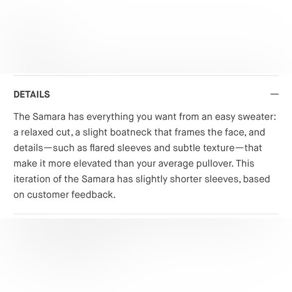 M.M. LaFleur The Samara Sweater - navy/cream Knit Linen size L - Picture 5 of 15